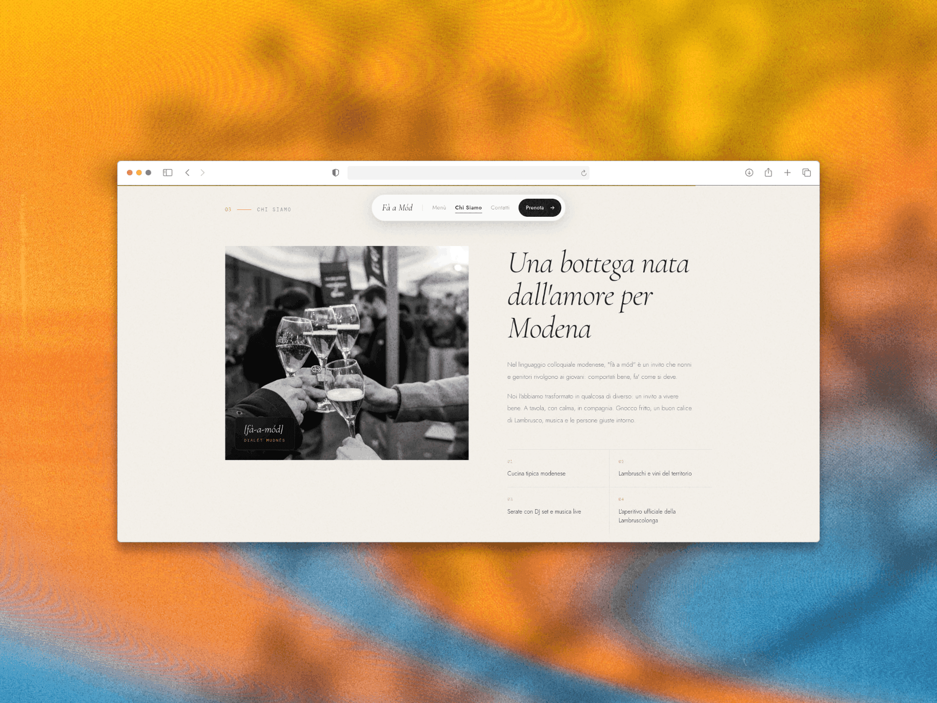 Fà a Mód Concept · 3