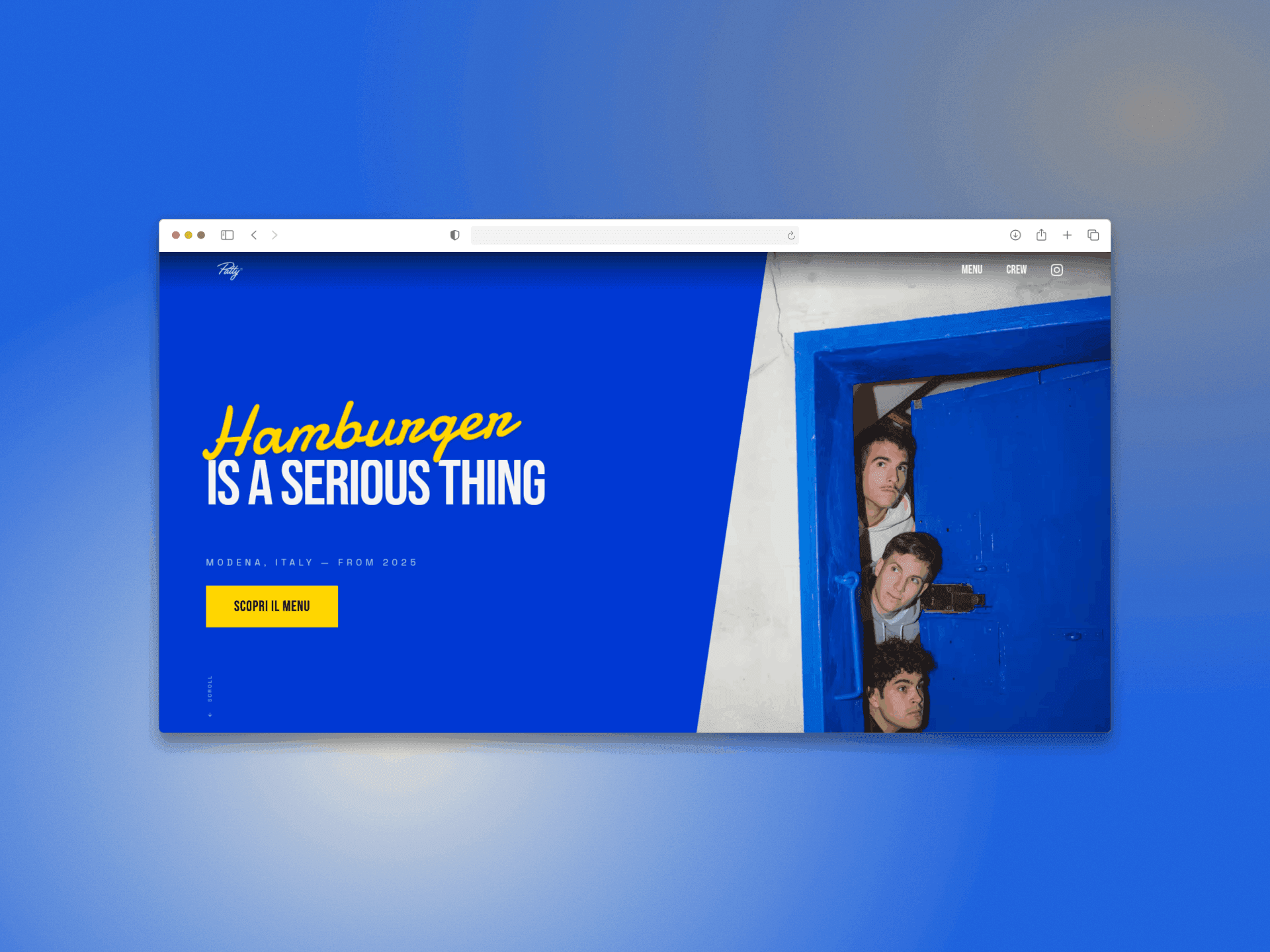 Patty Concept Website